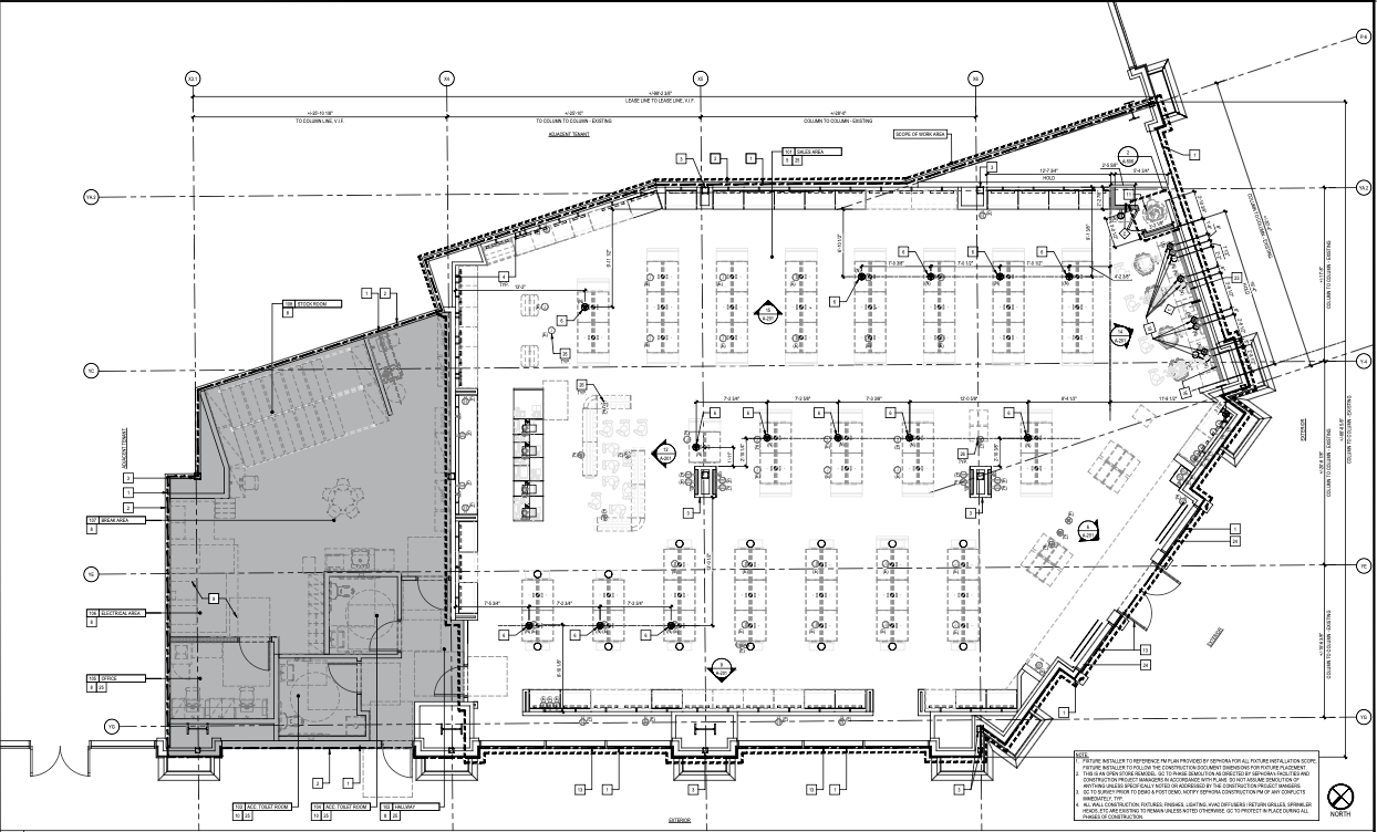 Architectural plan sheet 1